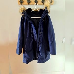 Uniqlo down jacket -50 down (body) 80 down (hood), faux fur Size L